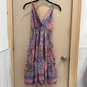 Multicolor Paisley Print Sundress